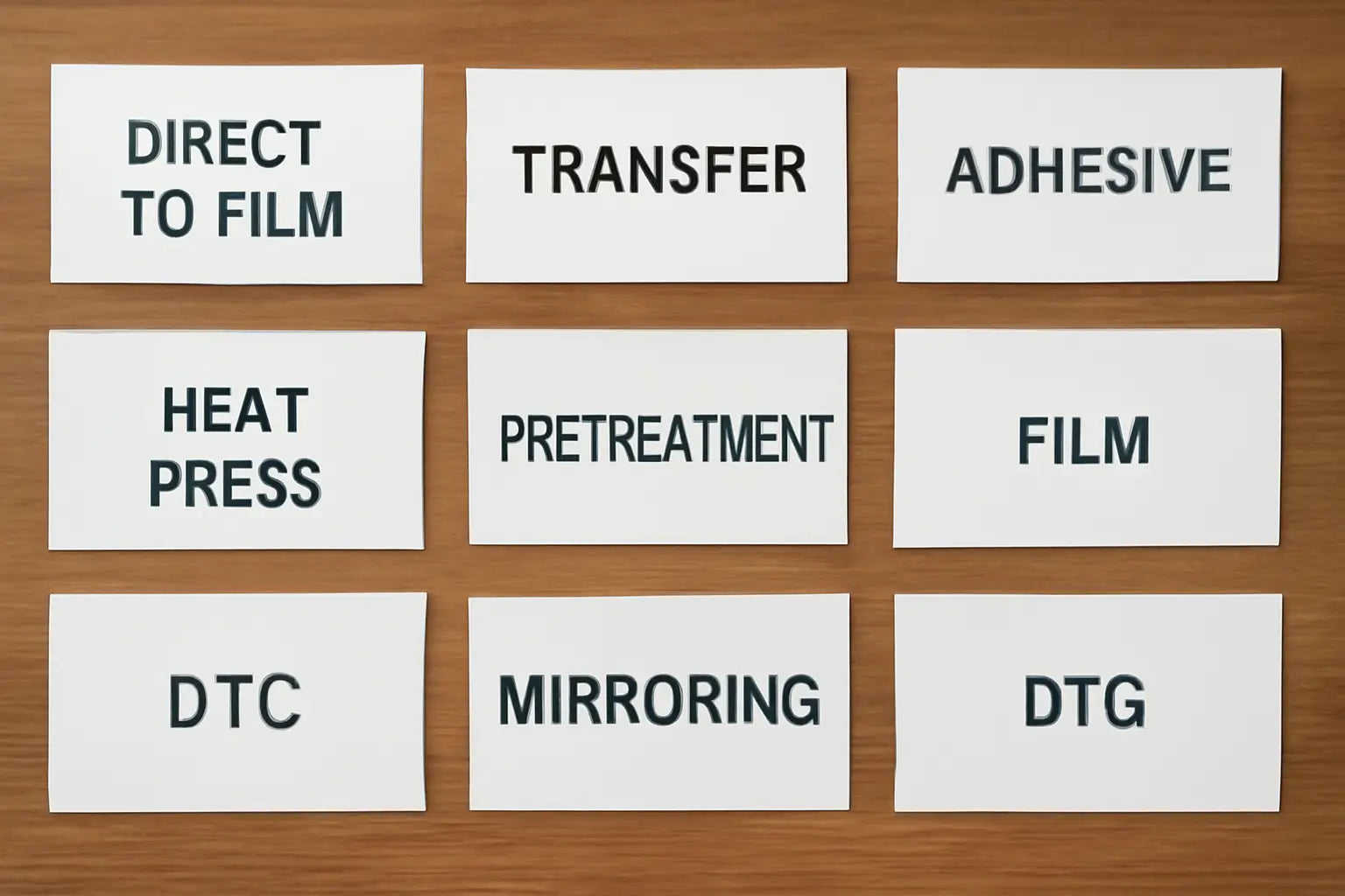 10 DTF Printing Glossary Terms for Small Business Owners