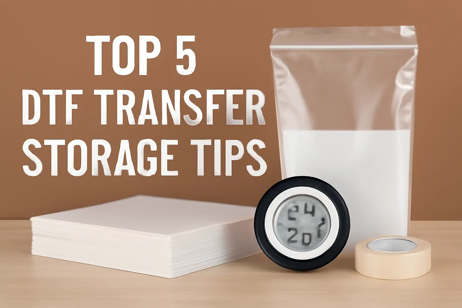 Top 5 DTF Transfer Storage Tips Every Beginner Should Know