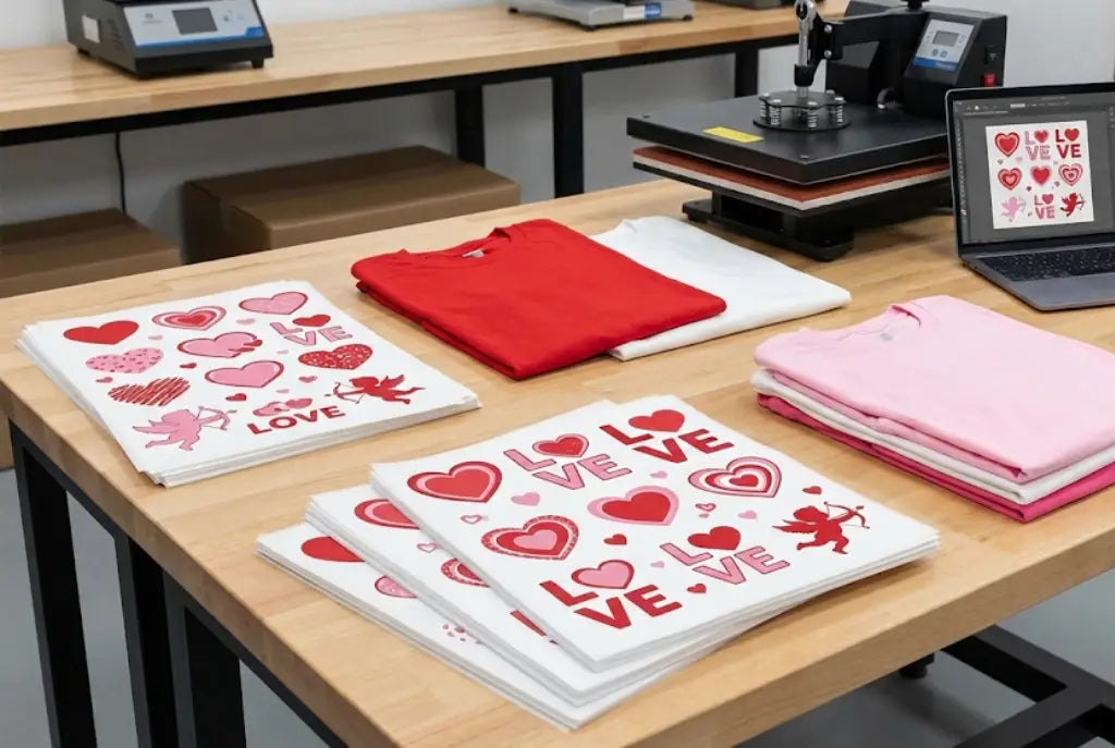 Valentine’s Day DTF Transfers: Complete Guide for Apparel Businesses