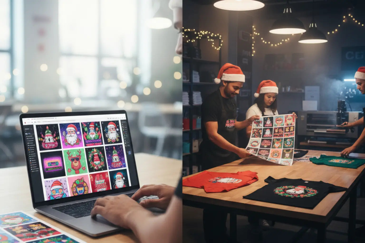 Where to Buy High-Quality Christmas DTF Transfers Online