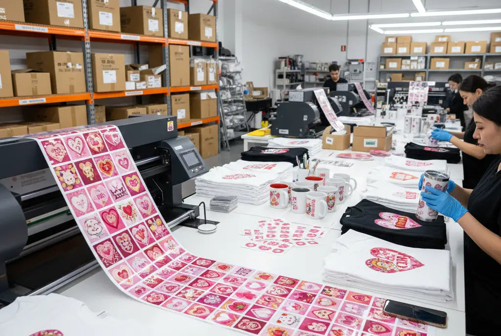 Wholesale Valentine’s Day DTF & UV DTF Transfers for Businesses