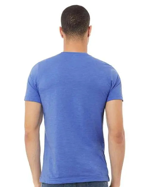 BELLA + CANVAS - Jersey Tee - 3001 - Heather Colombia Blue -