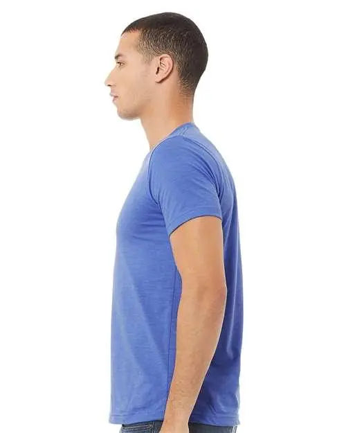 BELLA + CANVAS - Jersey Tee - 3001 - Heather Colombia Blue -