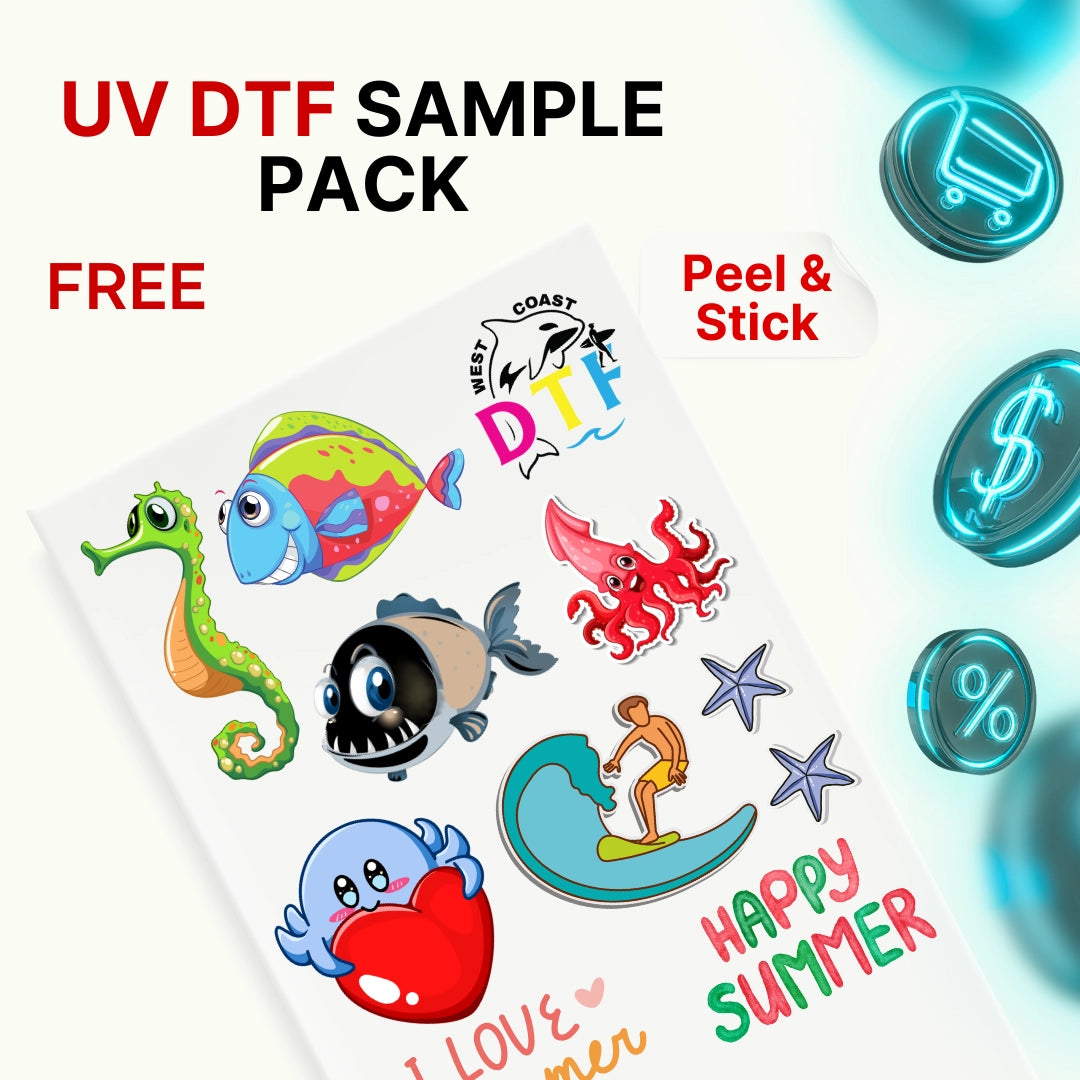 UV DTF sample pack