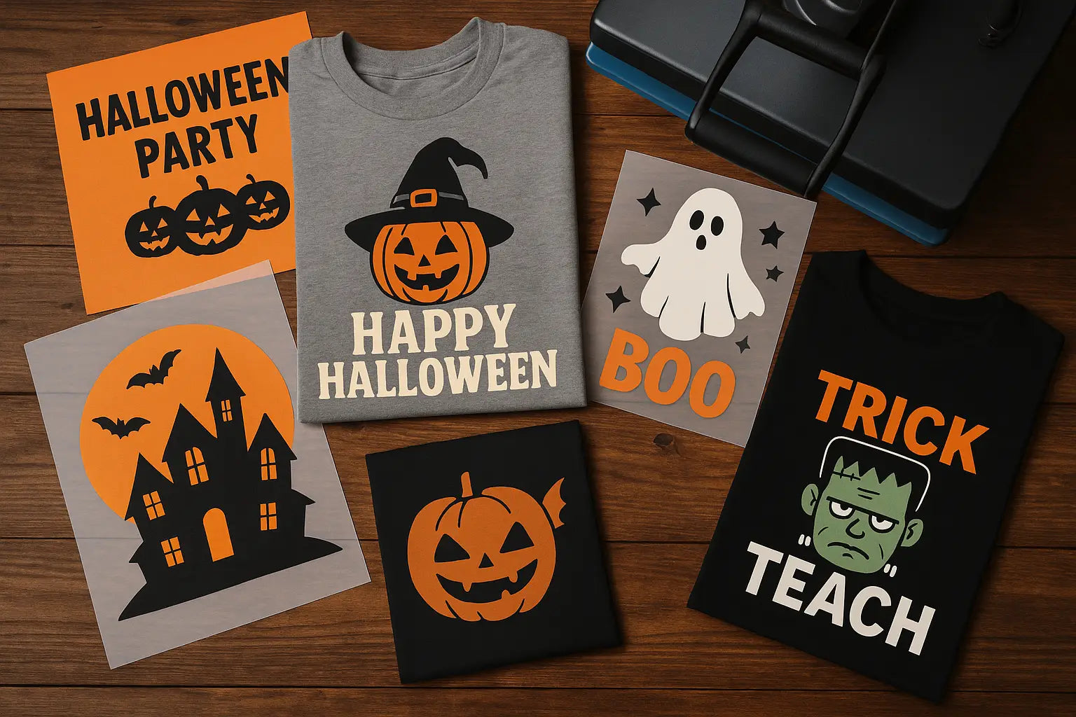 Creating Custom Halloween Merch with DTF Transfers for Your Local Event