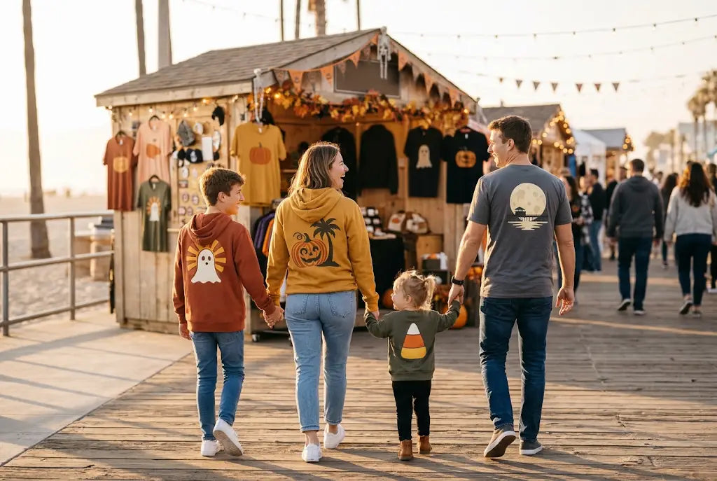 Halloween DTF Transfers for Matching Family Outfits on the West Coast