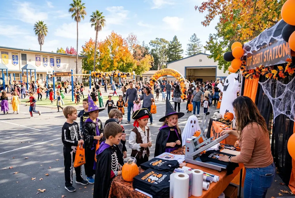 Halloween DTF Transfers for School Events and Fall Parties on the West Coast