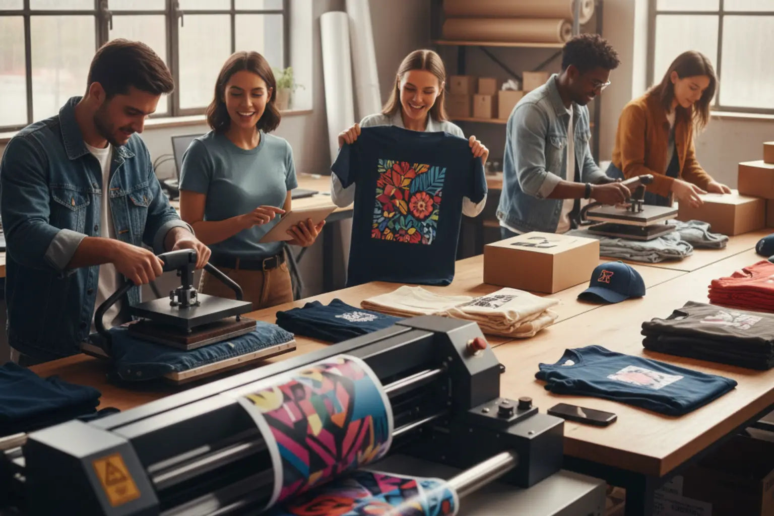 How Small Fashion Brands Can Scale Fast Using Wholesale DTF Transfers