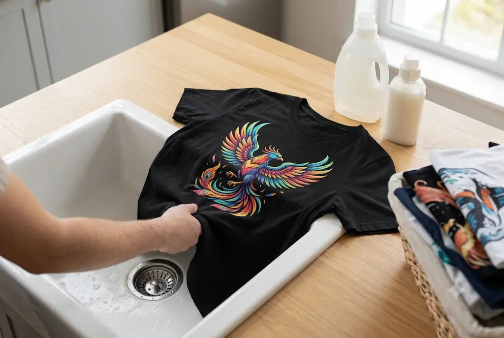 How to Properly Wash DTF Printed Shirts