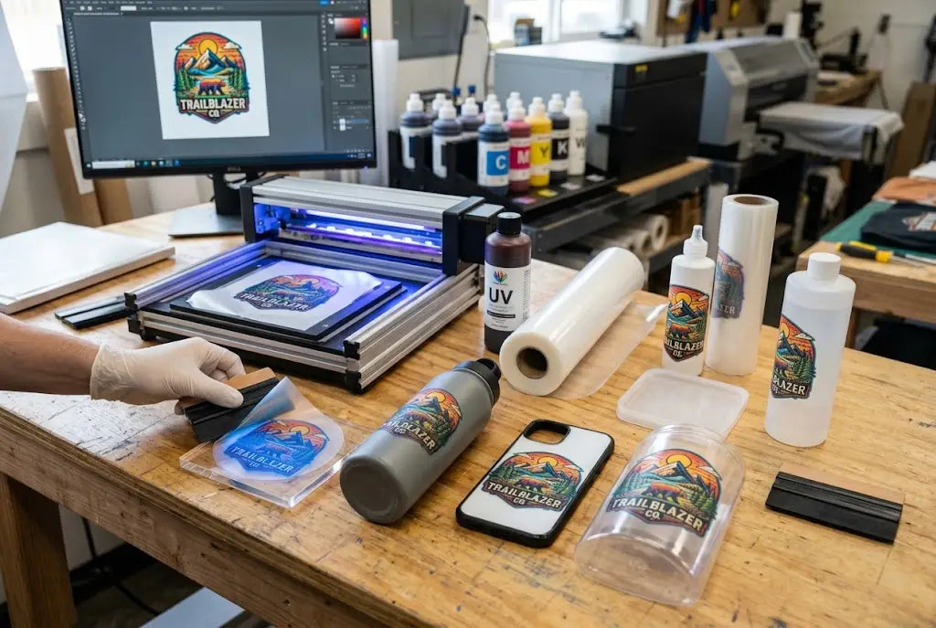 UV DTF Transfers on Plastic: Which Plastics Work Best?