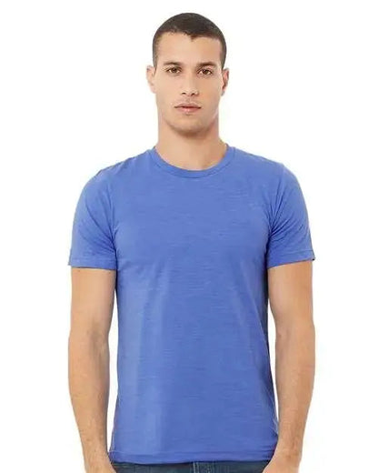BELLA + CANVAS - Jersey Tee - 3001 - Heather Colombia Blue - 