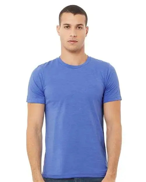 BELLA + CANVAS - Jersey Tee - 3001 - Heather Colombia Blue - 