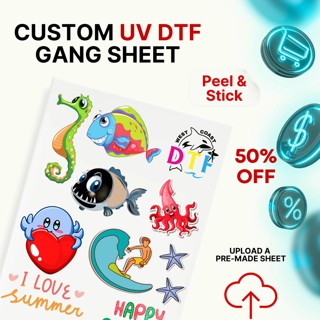 Upload Your UV DTF Sticker Gang Sheet
