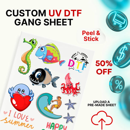 Upload Your UV DTF Sticker Gang Sheet